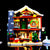 DIY lighting compatible with LEGO 10325 winter snow mountain cabin building blocks with remote control LED lighting