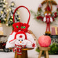 Christmas decoration products, apple bags, creative cartoon Christmas tote bags, elderly snowman gift bags
