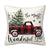 Black and red checkered car letter pillow cover, Amazon home sofa cushion cover, holiday pillow