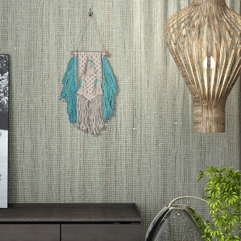 Nordic Home Soft Decoration Pendant Wall Decoration Bohemian Style Woven Tapestry Wall Decoration