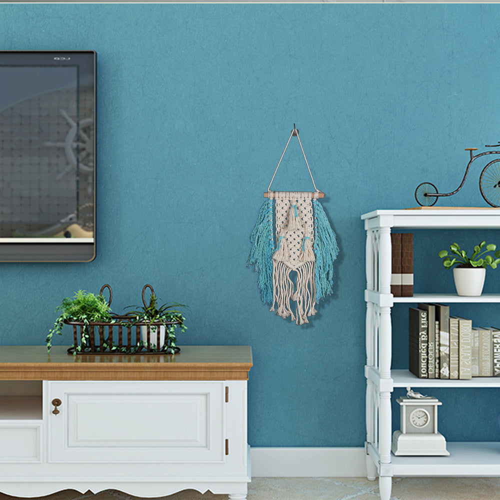 Nordic Home Soft Decoration Pendant Wall Decoration Bohemian Style Woven Tapestry Wall Decoration