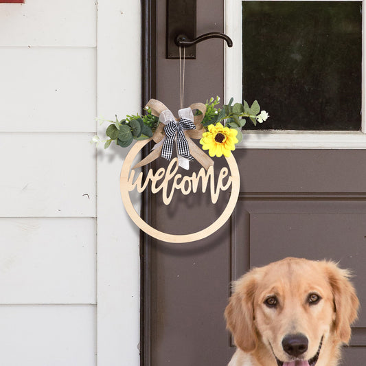 Living Room Bedroom Background Wall Decoration Pendant Layout Room Wall Hanging Plant Wrought Iron Wall Decoration Wood Panel Door