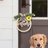 Living Room Bedroom Background Wall Decoration Pendant Layout Room Wall Hanging Plant Wrought Iron Wall Decoration Wood Panel Door