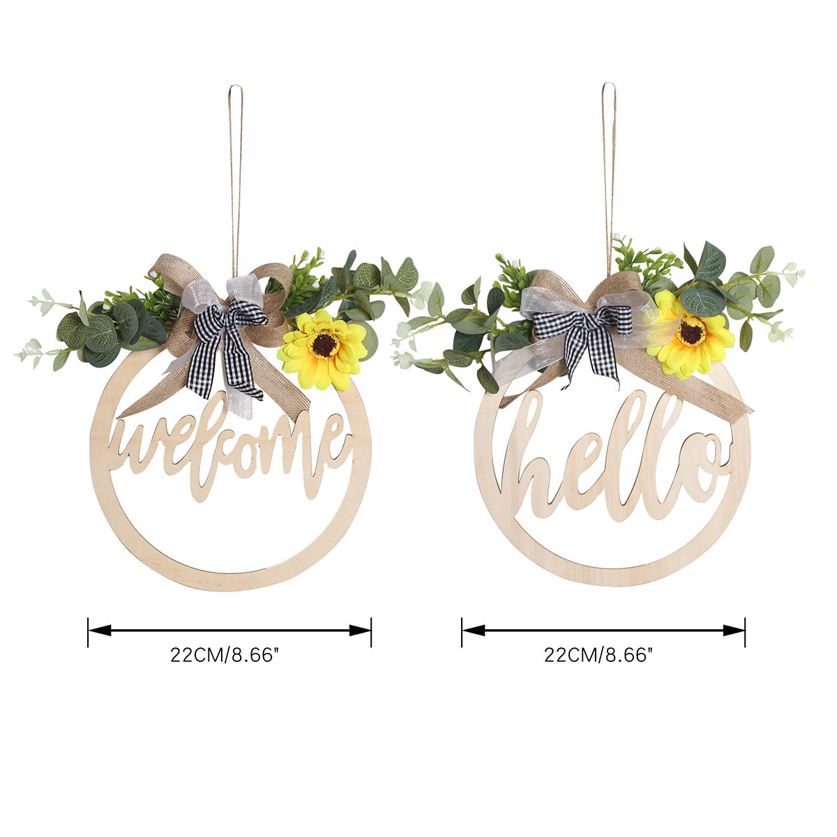 Living Room Bedroom Background Wall Decoration Pendant Layout Room Wall Hanging Plant Wrought Iron Wall Decoration Wood Panel Door