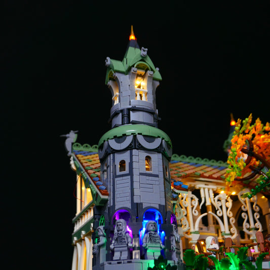 LP building block lighting suitable for LEGO Lord of the Rings 10316 Yugu Rivendell Castle LED remote control lighting