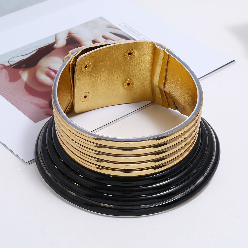 New Products Popular Jewelry Long Neck Ethnic Style Exaggerated Personality Metal Collar
