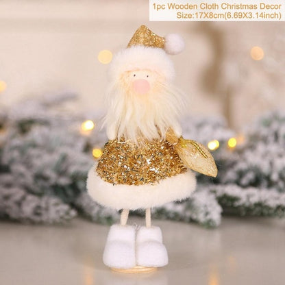 Christmas Angel Doll Merry Christmas Decor for Home Christmas Elf Tree Pendant Xmas Gifts Deco Noel Navidad New Year