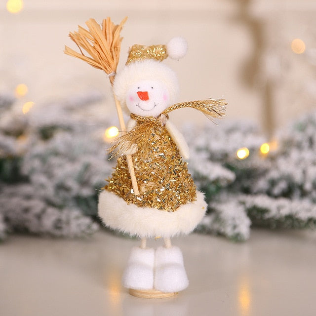 New Year Latest Christmas Angel Dolls Cute Xmas Tree Ornament Noel Deco Christmas Decoration for Home Navidad Kid Gift