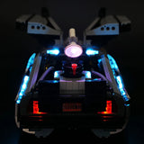 DIY building block lighting suitable for LEGO 10300 Back to the Future Time Machine, car LED remote control lighting