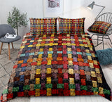 Ethnic Bohemian Plaid Sheet Quilt Cover Pillow Cover Home Textile