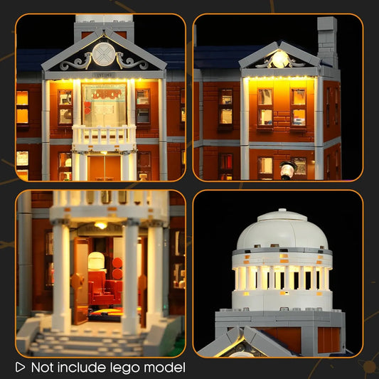 Yearicks compatible with LEGO building block lighting 76294 Xavier Genius Youth School LED decorative lighting