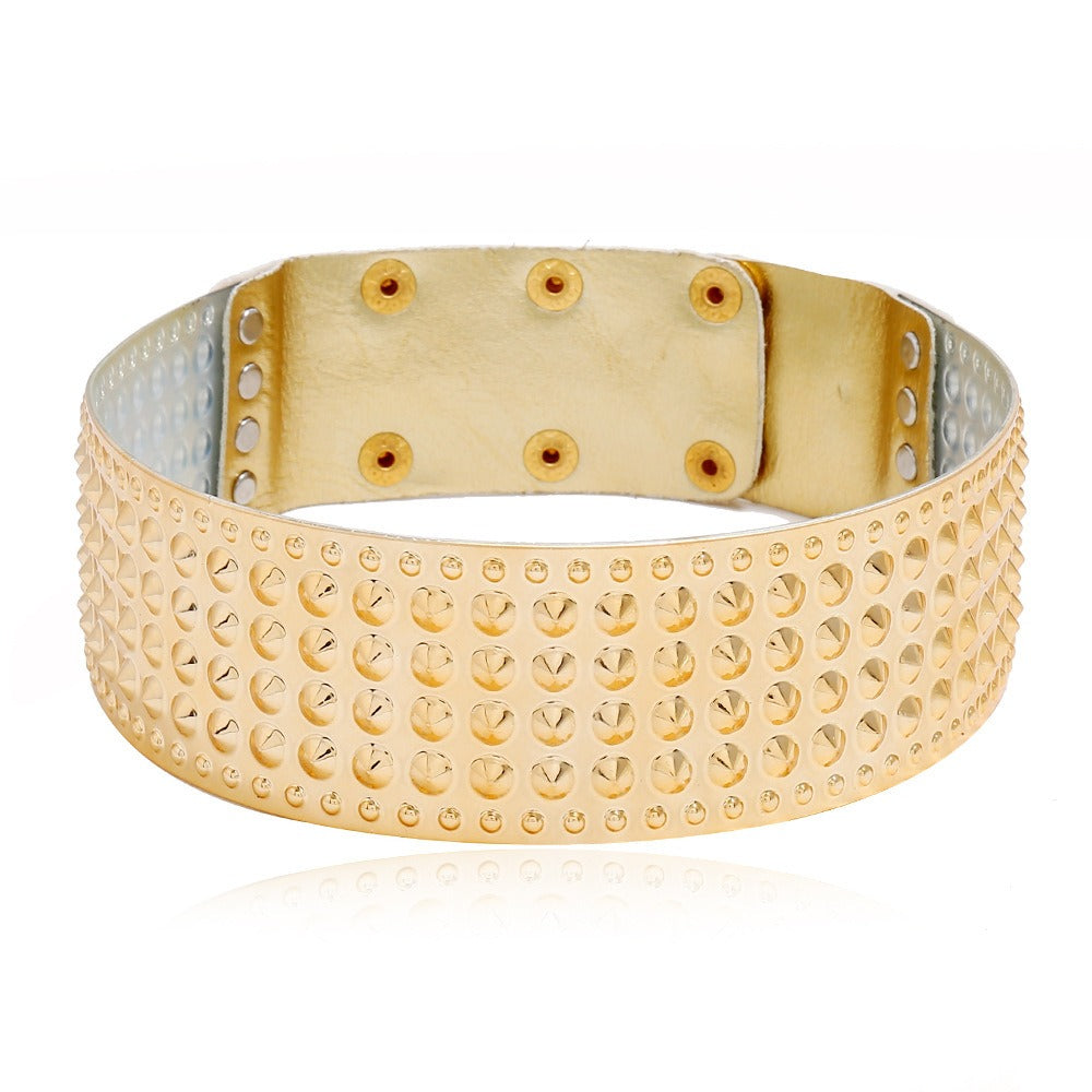 New Products Popular Jewelry Long Neck Ethnic Style Exaggerated Personality Metal Collar