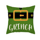 Christmas Pillow Cover Linen Christmas Greentown Cartoon Home Bedroom Pillow Sofa Cushion Cover