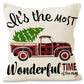 Christmas dwarf pillow cover home living room decoration pillowcase linen printed cushion cover