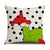 Christmas Pillow Cover Linen Christmas Greentown Cartoon Home Bedroom Pillow Sofa Cushion Cover