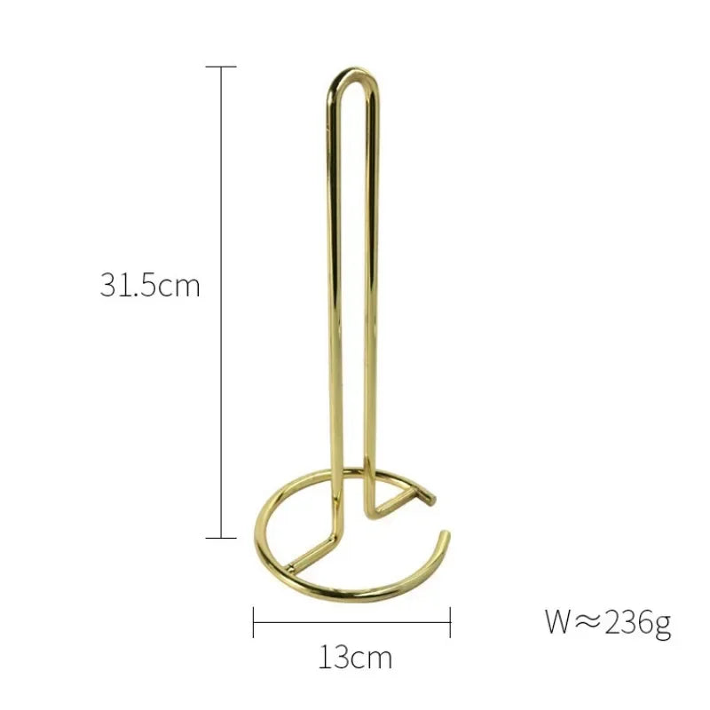 Držák na kuchyňské papírové ručníky z nerezové oceli, stojan na koupelnové ubrousky, stojan na jídelní stůl, vertikální stojan na ubrousky, kuchyňská úložná police