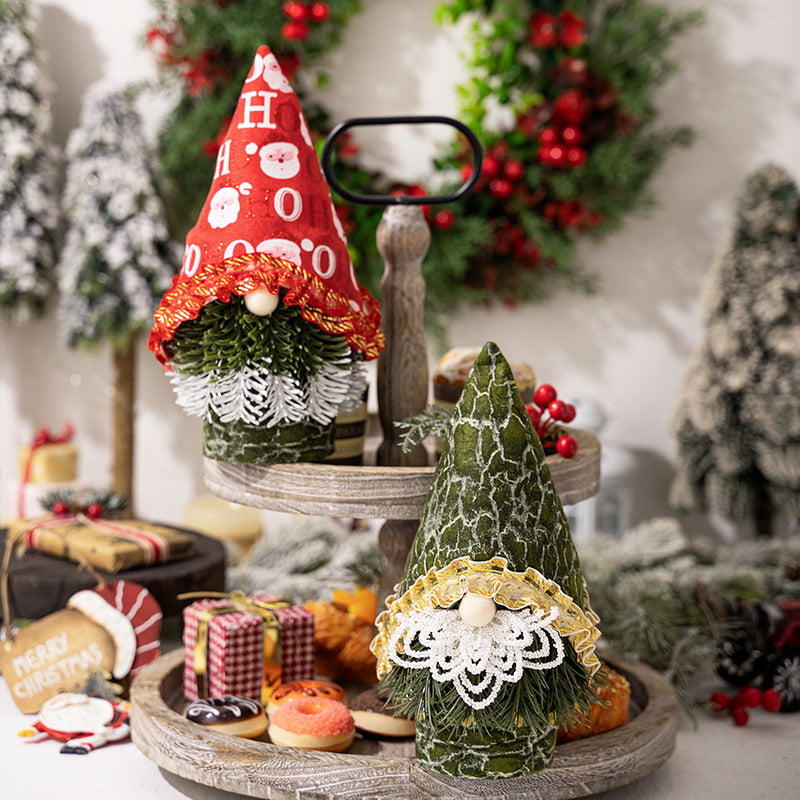 New Christmas Decoration Products Creative Christmas Tree Dwarf Doll Ornament Christmas Tree Faceless Doll