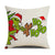 Christmas Pillow Cover Linen Christmas Greentown Cartoon Home Bedroom Pillow Sofa Cushion Cover